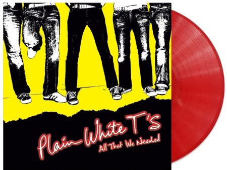 Plain White T s All That We Needed Pressed on Opaque Red Vinyl LP For Discount