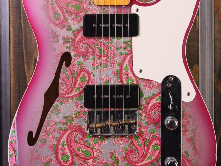 Fender Custom Shop Limited Edition dual pink P90 Relic Aged Pink Paisley Telecaster PRE-OWNED! For Sale