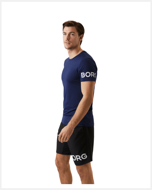 Björn Borg T-shirt Dark Blue Online now