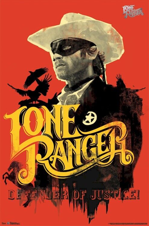 THE LONE RANGER MOVIE POSTER ~ DEFENDER OF JUSTICE 22x34 Armie Hammer Cheap