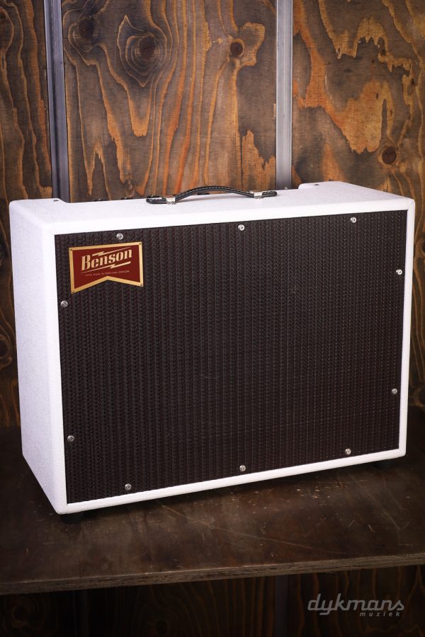 Benson Bellringer 1x12  Combo White Tolex, Oxblood Grille For Cheap