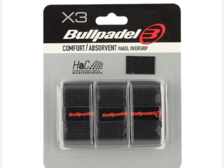 Bullpadel Overgrips Black 3 stuks Online Sale