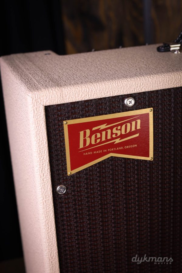 Benson Monarch Reverb Plus Blonde Tolex Purple Grille Cheap