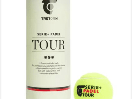 Tretorn Serie + Tour Padelballen (3 Stuks) For Sale