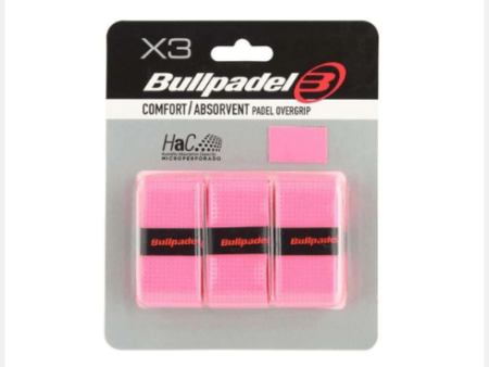 Bullpadel Overgrips Pink 3 stuks Hot on Sale