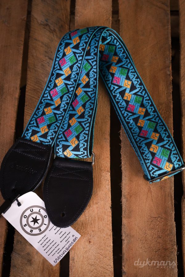 Souldier Clapton Guitar Strap Turquoise Black Discount