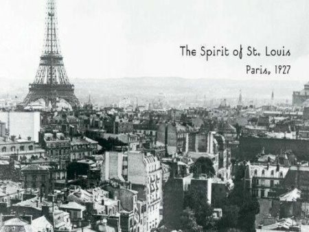 SPIRIT OF ST LOUIS ~ 1927 PARIS 24x36 POSTER Charles Lindbergh Eiffel Tower Online