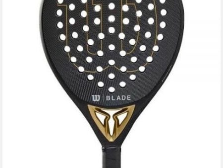 Wilson Blade Pro Padel Black Gold Online Hot Sale