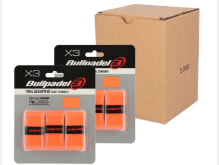 Bullpadel Overgrips Orange (12 X 3 Stuks) For Cheap