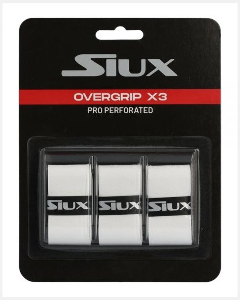 Siux Pro Overgrips White Perforated For Sale