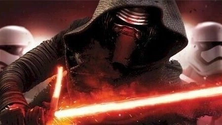 STAR WARS THE FORCE AWAKENS ~ KYLO REN ATTACK ~ 21x62 DOOR SIZE POSTER For Cheap