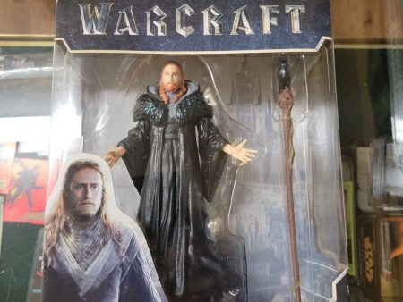 Warcraft Movie Action Figure MEDIVH 6-inch Wizard With Staff Jakks NEW World of Online