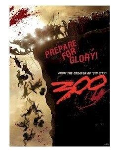 300 ~ PREPARE FOR GLORY 24x36 MOVIE POSTER Gerard Butler Zach Snyder Spartans Discount