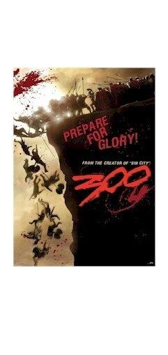 300 ~ PREPARE FOR GLORY 24x36 MOVIE POSTER Gerard Butler Zach Snyder Spartans Discount