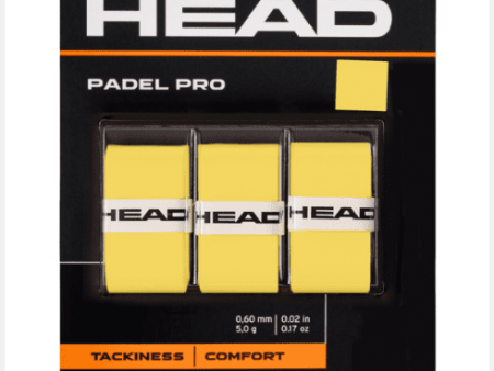 Head Padel Pro Overgrip Yellow Hot on Sale