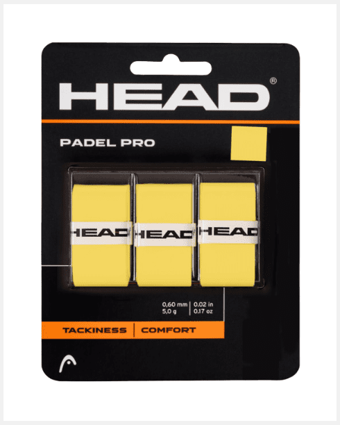 Head Padel Pro Overgrip Yellow Hot on Sale