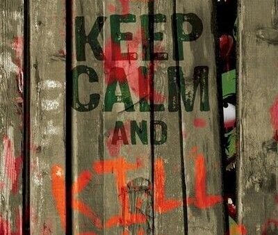 ZOMBIE POSTER ~ KEEP CALM AND KILL ZOMBIES 24x36 Carry On Living Walking Dead Cheap