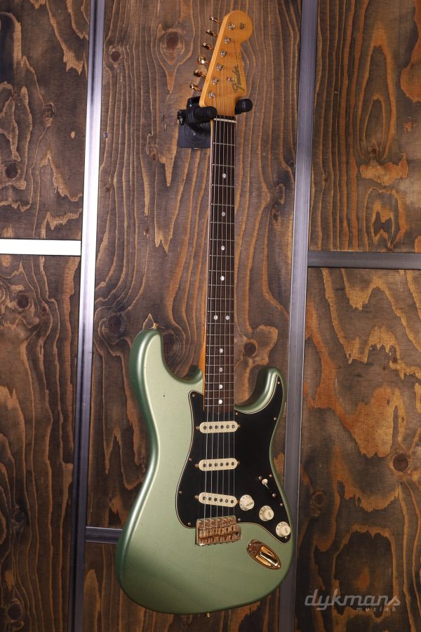 Fender Custom Shop Limited Edition 1965 Dual-Mag Stratocaster Journeyman Relic Aged Sage Green For Discount