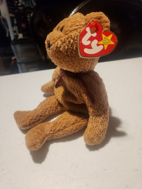 Ty Beanie Baby Curly The Bear on Sale