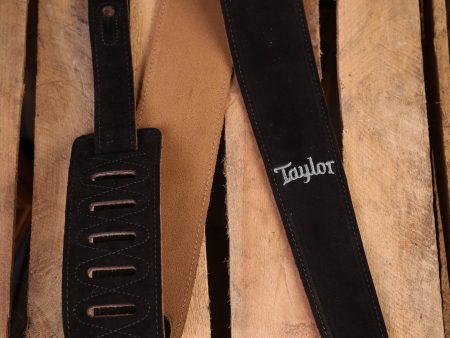 Taylor Suede Guitar Strap black Sale