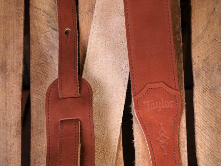 Taylor Strap Gemstone Sanded Suede Medium Brown 2.5  Supply