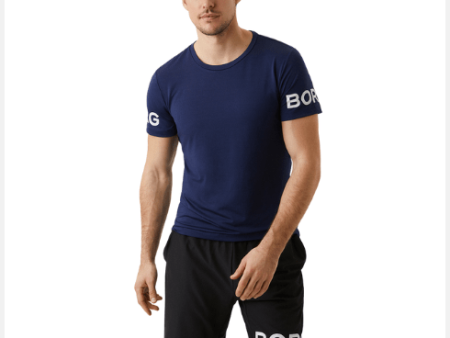 Björn Borg T-shirt Dark Blue Online now