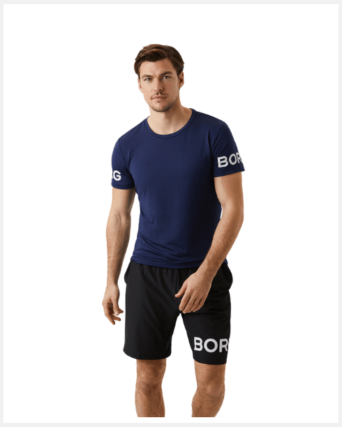 Björn Borg T-shirt Dark Blue Online now