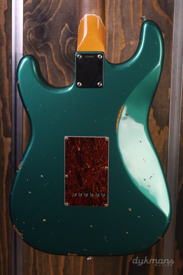 Del-Tone 60 s S-Style Sherwood Green Over Sunburst Hot on Sale