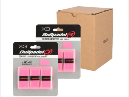 Bullpadel Overgrips Pink (12 X 3 Stuks) Cheap