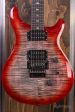 PRS SE Custom 24  Floyd  Charcoal Cherry Burst Online Hot Sale