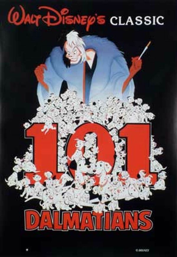 101 Dalmatians ~ Disney ~ 27x40 SINGLE SIDED REPRINT MOVIE POSTER Online