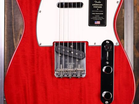 Fender American Vintage II Telecaster  63 Trans Red Online Sale