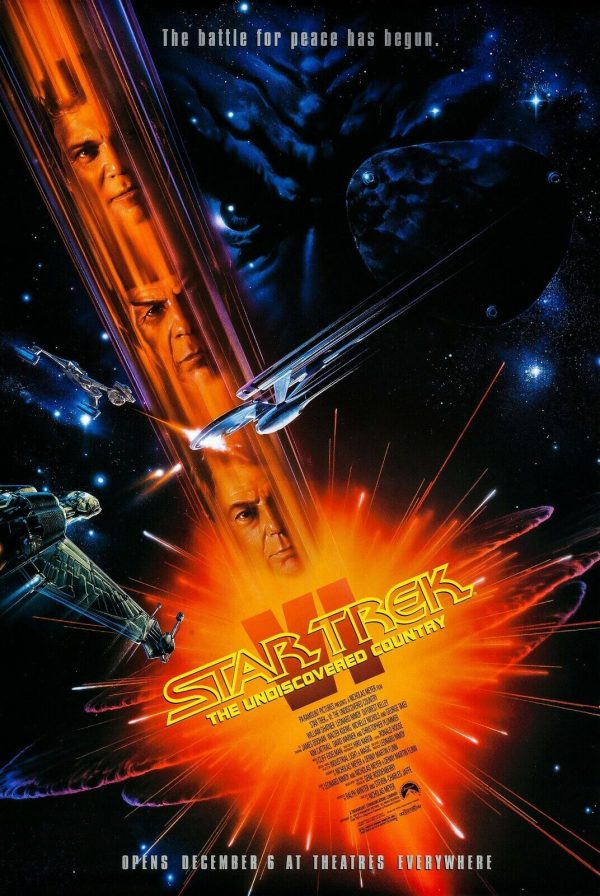 Star TrekVI:The Undiscovered Country Reg-27x40 SINGLE SIDED REPRINT MOVIE POSTER For Cheap