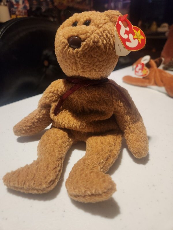 Ty Beanie Baby Curly The Bear on Sale