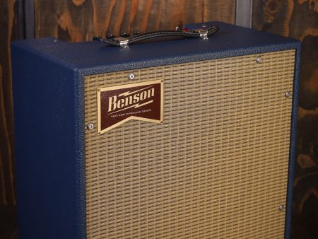 Benson Nathan Junior Combo Blue Tolex, Wheat Grille Supply