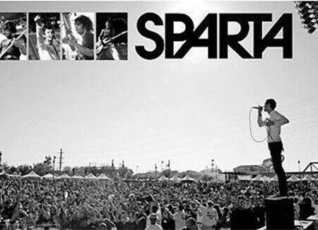 SPARTA ~ LIVE STANDING ON AMP ~ 22x34 MUSIC POSTER ~ NEW ROLLED! Cheap