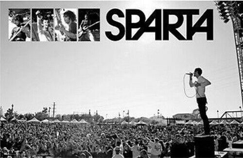 SPARTA ~ LIVE STANDING ON AMP ~ 22x34 MUSIC POSTER ~ NEW ROLLED! Cheap