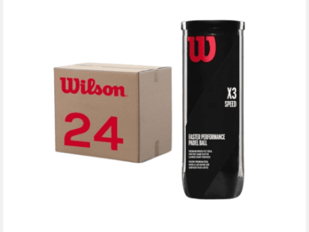 Wilson Speed Padel Ballen Doos (24 Blikken) For Cheap