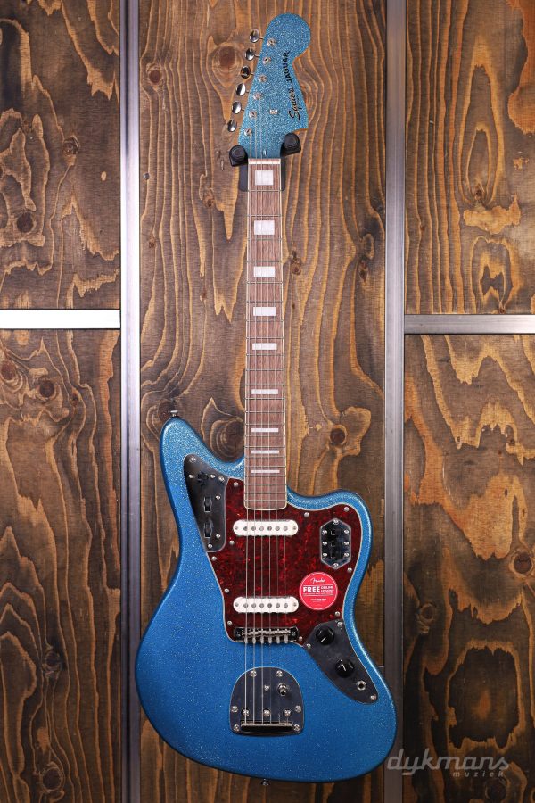 Squier FSR Classic Vibe 70s Jaguar Blue Sparkle Fashion