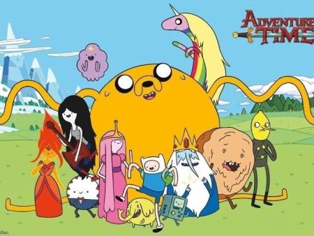 ADVENTURE TIME ~ VALLEY CAST 22x34 CARTOON POSTER Finn Jake Ooo NEW ROLLED! Discount