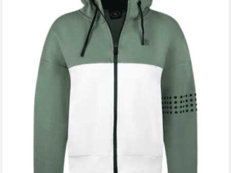 By VP Zip Jacket Women Green White Supply