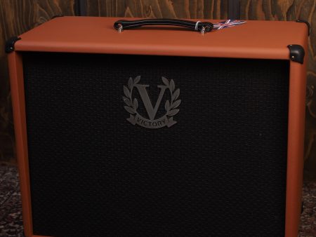 Victory MK 112V Cabinet in Whiskey with Celestion Alnico Gold Speakers Online now