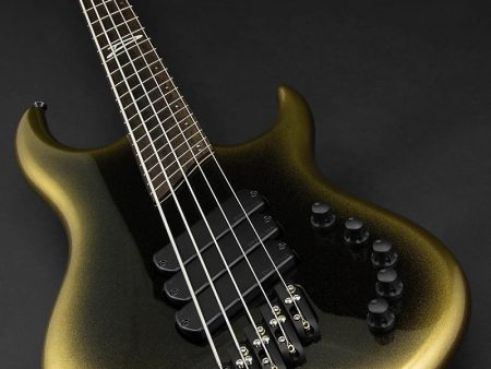 Dingwall Custom Shop Lee Sklar, 5-string Signature Black to Gold Burst Metallic PRE-ORDER! Online now