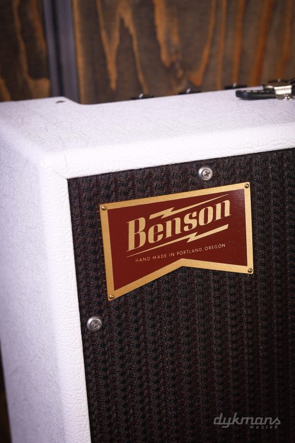 Benson Bellringer 1x12  Combo White Tolex, Oxblood Grille For Cheap