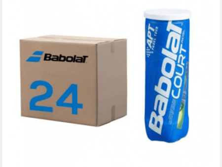 Babolat Court Padel Ballen Doos (24 Blikken) Fashion