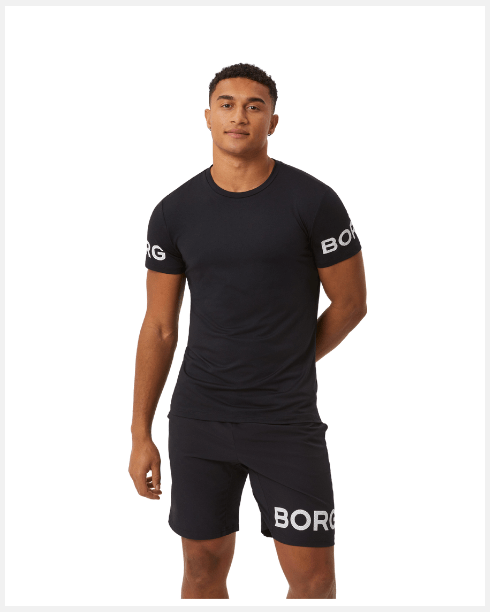 Björn Borg T-shirt Black For Cheap