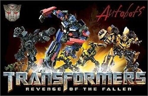 TRANSFORMERS ~ REVENGE FALLEN AUTOBOTS RESCUE ~ 22x34 MOVIE POSTER Optimus Prime Sale