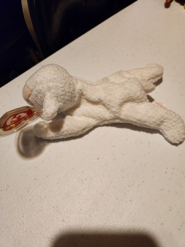 Ty Beanie Baby Fleece The Lamb Retired Mint Con. With P.V.C Pellets & Tag Errors Online now