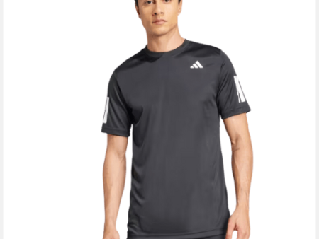 Adidas Club 3-Stripes T-Shirt Black For Discount