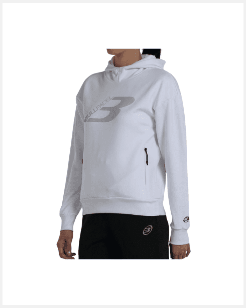 Bullpadel Hoodie INCOE Woman White For Cheap